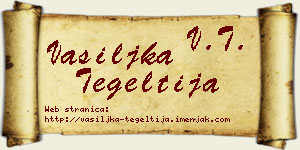 Vasiljka Tegeltija vizit kartica